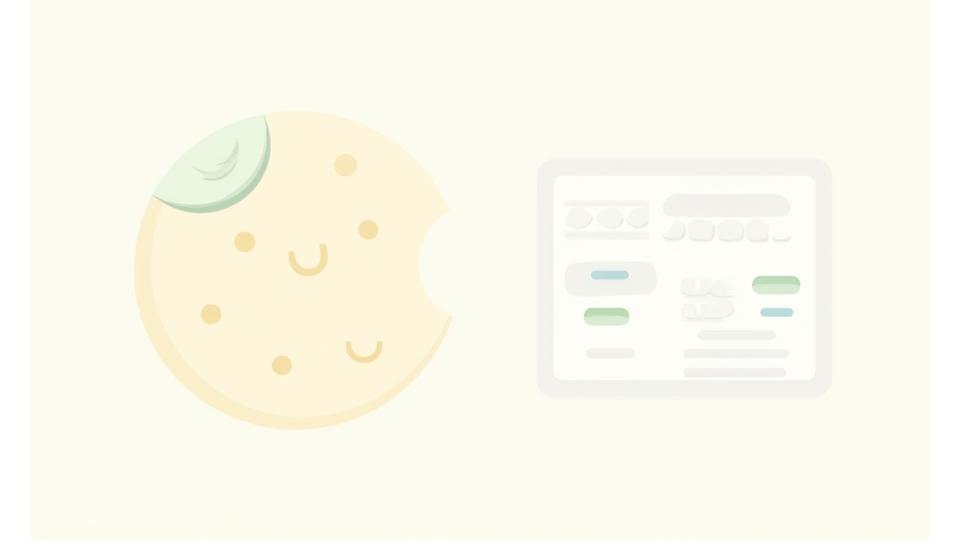 A visual representation of website cookies consent with a graphic of a smiling cookie and a 'Privacy Settings' dialog box.