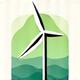 Wind Turbine Icon