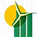 Icon representing renewable energy generation